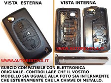 CHIAVE COVER GUSCIO 3 TASTI PER TELECOMANDO FIAT DUCATO SCUDO SE IDENTICO A FOTO