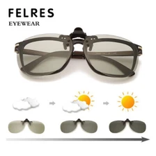 Clip On Flip Up Polarized Driving Sunglasses Men Women Fishing Glasses UV400