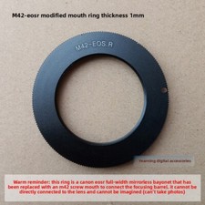 M42-EOS R Adapter Ring M42 Screw for Canon EOS R EF R Micro Single Body