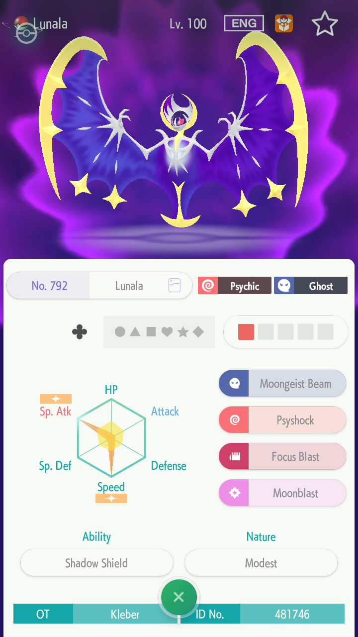 0792 Lunala - [Sword/Shield] – Wreythe's PokeShop