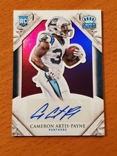 2015 Crown Royale Purple #166 Cameron Artis-Payne Panthers Rookie Auto #'d 11/25