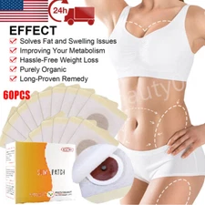 60Pcs One Month Slim Patch Weight Loss Burn Fat Diet Fast Acting Slimming Pad