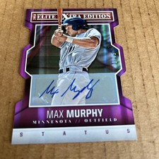 2014 Elite Xtra AUTO ROOKIE DIE CUT SP /75 Max Murphy RC #89 Twins Card (e3)