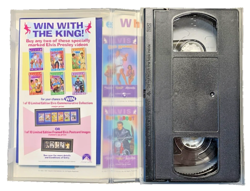 Roustabout (1964) PAL VHS Video Cassette Elvis Presley Made In Australia - Image 3 of 3