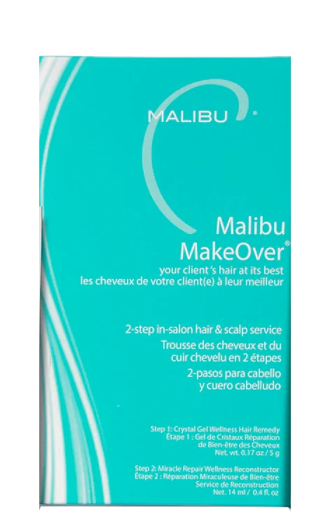 Kit de tratamento de reforma Malibu C Malibu 6 caixas (incluindo 2 saquetas) - Imagem 3 de 4