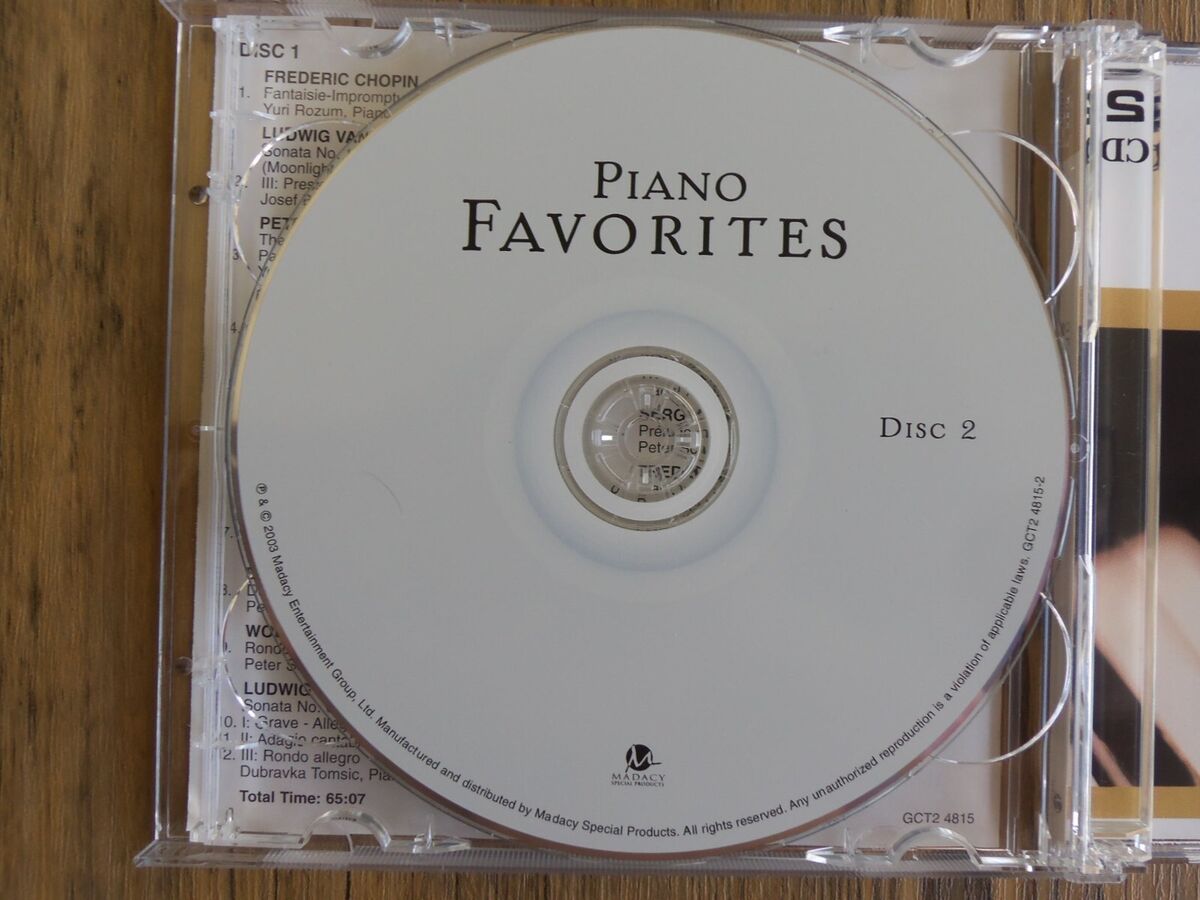 25 Piano Favorites Golden Classics 2 CD Set (2003, Madacy 25 Piano Favorites Golden Classics 2 CD Set (2003, Madacy