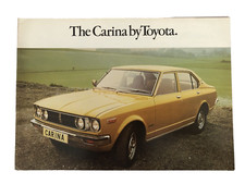 Toyota Carina Car Sales Brochure 1970 - 1977 Model Years
