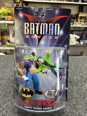 Batman Beyond J's Gang Power Throw Happy & Smirk Joker  NEW Hasbro WB 1013