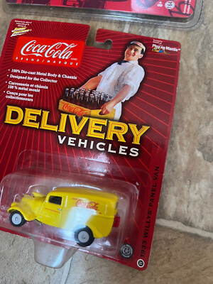 coca cola die cast delivery vehicles 1933 willys panel van