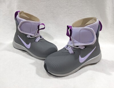 Nike Binzie (TD) Grey/Violet Frost Girl's Toddler Rain Boots - Size 7/9C NWB | eBay Australia