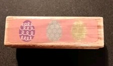 EASTER EGGS Studio G Wood Mounted Rubber Stamp