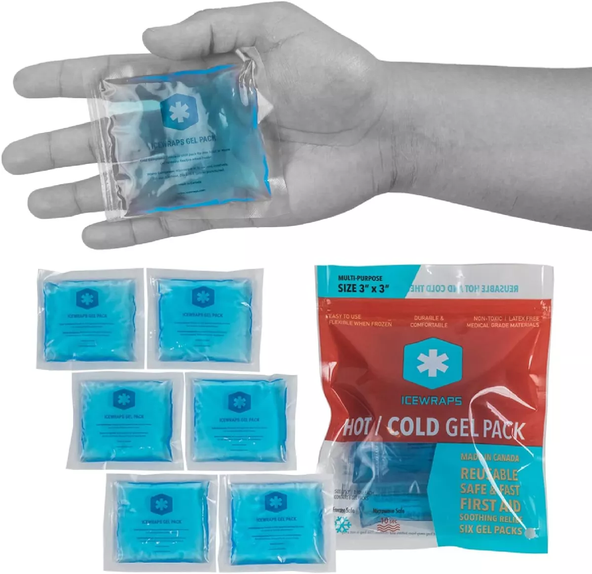Reusable gel sale ice packs