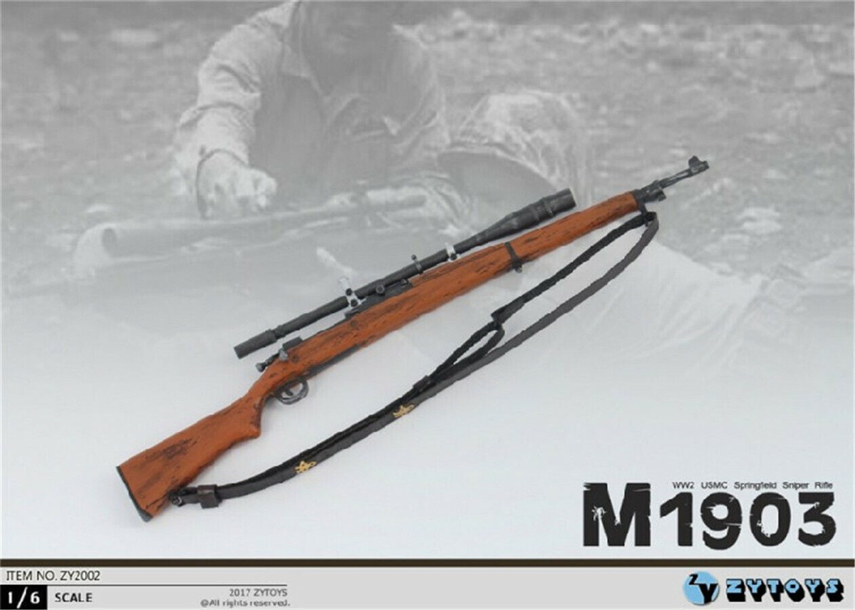 ZY TOYS 1/6 Weapon Gun M1903 Sniper Rifle ZY2002 For 12