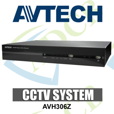 AVTECH AVH306Z 6 Kanal IP NO HDD Netzwerk Videorecorder NVR POE CCTV Sicherheit 