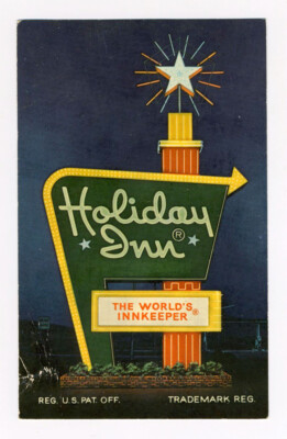 1971 Postmarked PC- Holiday Inn Gainesville, FL