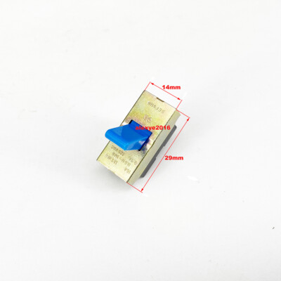 DEFOND 16A 125VAC NON-IND 0.5A 125VDC 2 Pins ON-OFF Switch Blue Toggle Button