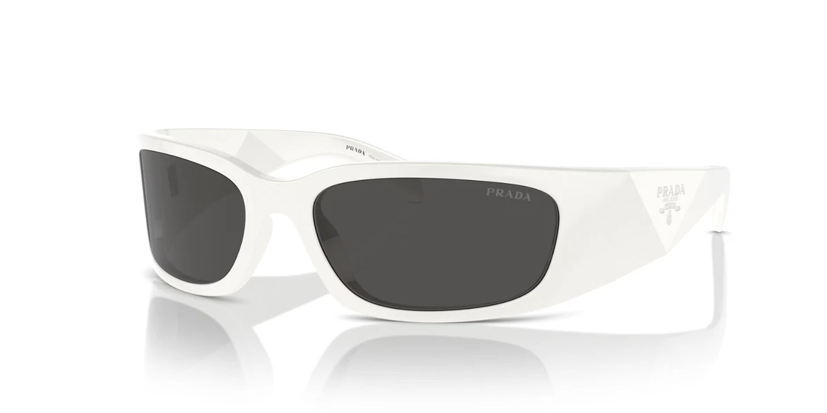 NEW PRADA PR13ZS 17D5S0 WHITE SUNGLASSES SPR13Z 17D-5S0 Prada PR 13ZS Sunglasses | Free Shipping | EZContacts.com main image 3