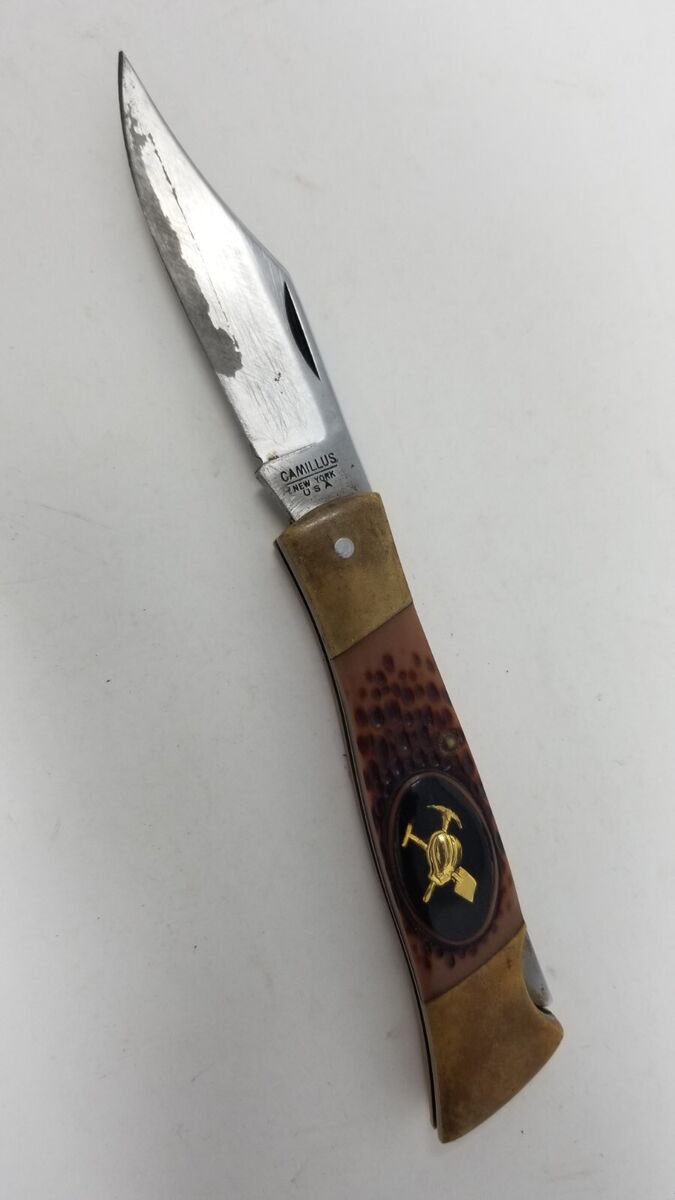 CAMILLUS New York USA Folding #11 Lok-Back Knife RARE Miner CAMILLUS New York USA Folding #11 Lok-Back Knife RARE Miner