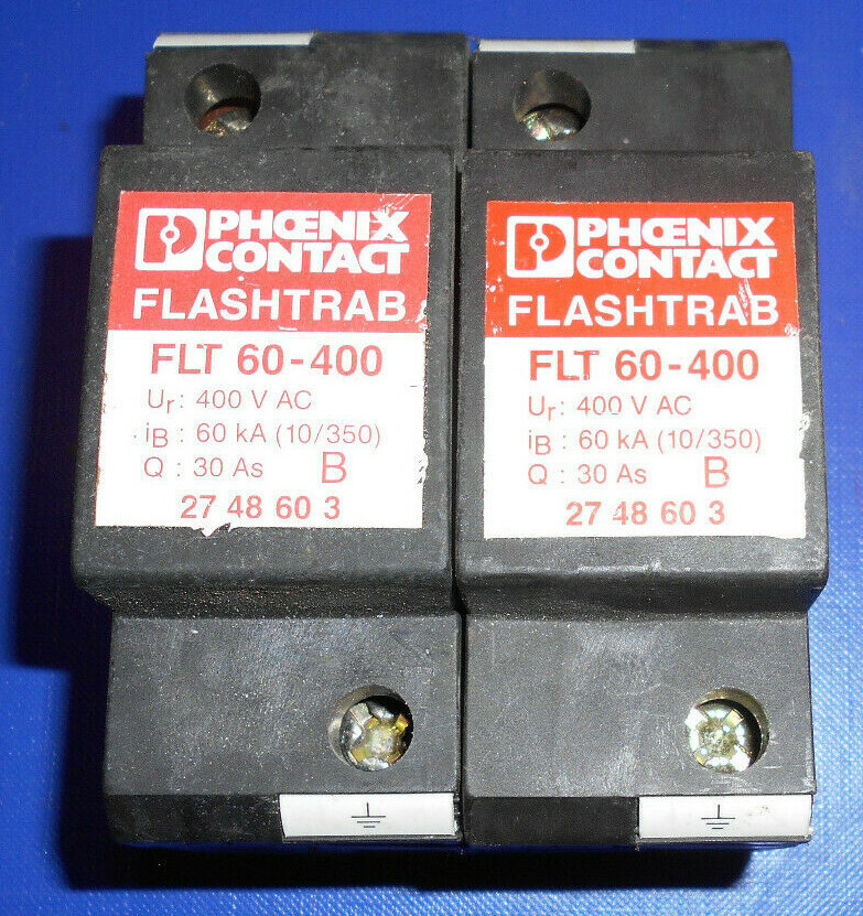 FLASHTRAB FLT 60-400 Phoenix Contact bloc de protection contre la foudre à haute capacité 50kA