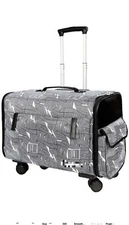 Large Pet Dog & Cat Trolley Load 15KG 4 Universal Wheels Pet Stroller Suitcase