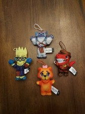 McDonalds The Masked Singer Mini Plush Lot Of 4 Happy Meal Toys