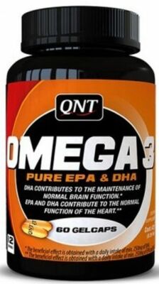 QNT Omega 3- 60 Gelkapseln (16,54 EUR/100 g)