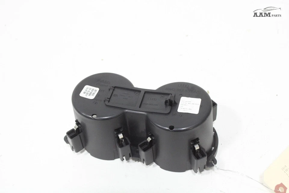 AUDI A4 QUATTRO 2017-2023 consola central delantera doble portavasos OEM Foto 3 de 4