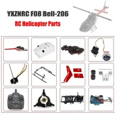 YUXIANG F08 Bell-206 RC Helicopter Propeller Blade ESC Motor Servo Battery Parts
