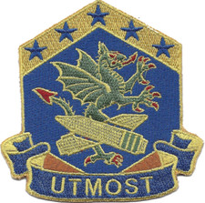 3.5" ARMY 110TH CHEMICAL BATTALION UTMOST EMBROIDERED PATCH