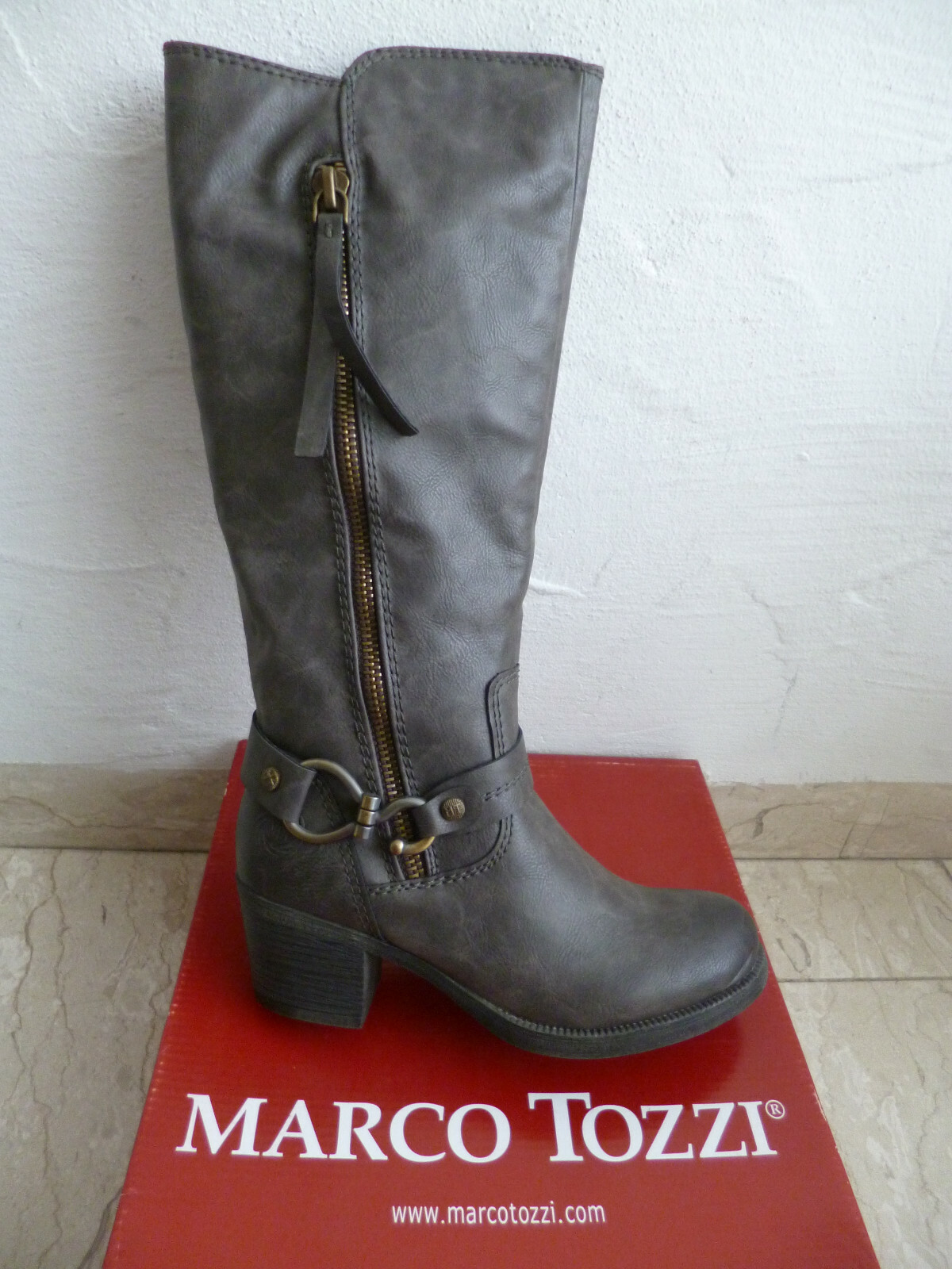Marco Tozzi Ankle Boots Grey | eBay