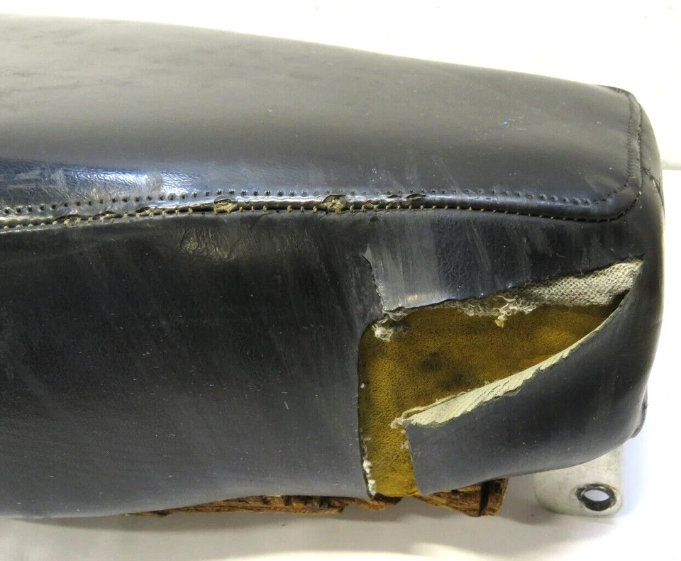 Asiento Rokon Ranger vintage con soporte de montaje y placa base de madera minibike Foto 4 de 4