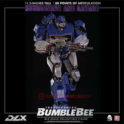 Threezero 3Z0160 Transforms Bumblebee Soundwave and Ravage DLX Figure - Picture 6 of 15