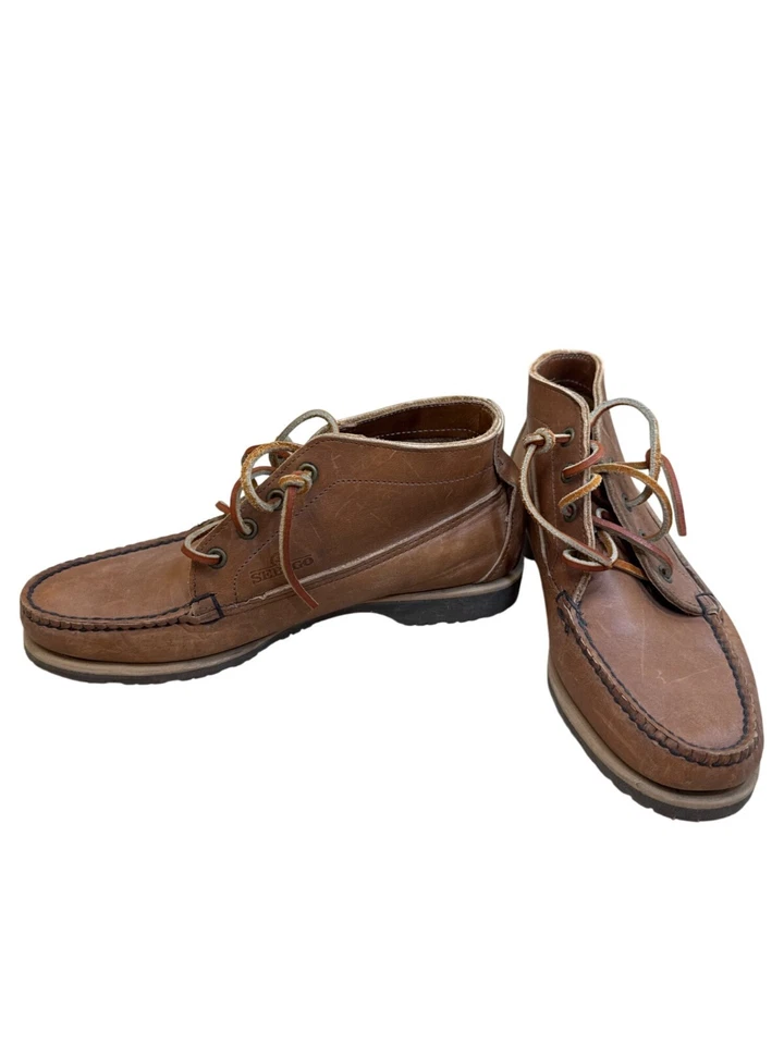 Sebago Womens Brown Leather Chukka Boots Size 6.5W SKU8134 - Image 2 of 4