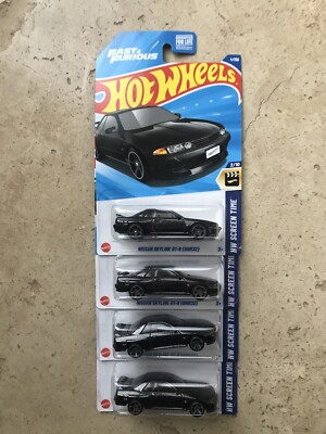 Hot Wheels 2025 Fast And Furious Nissan Skyline GT-R Bnr32 - x4 - SUPER DEAL