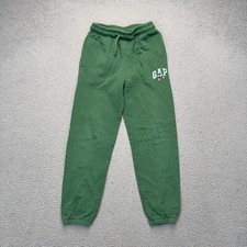 Gap Disney Mickey Mouse Jogger Sweatpants Boys Large Green 22x24 Athletic Taper