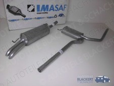 Imasaf Auspuffset Mitteltopf+Endtopf für Audi A6+Avant 1.9 TDI (4B/C5) 1997-2000