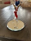 Vintage 22 karat gold overlay small glass Rudolph Figurine — photo 2