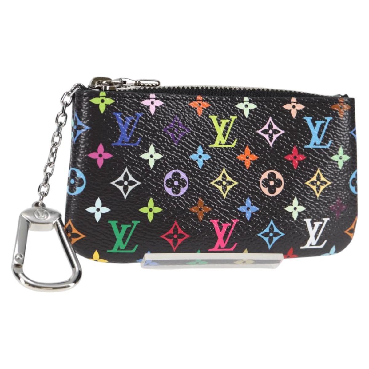 Louis Vuitton Pochette Cles キーポーチ Louis Vuitton White Multicolor Monogram Cles Key Pouch – DAC