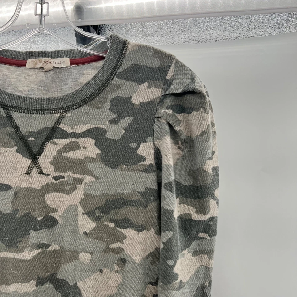 Перемотка назад женщин камуфляж легкий толстовка зеленый/разный размер маленький - Изображение 4 из 4