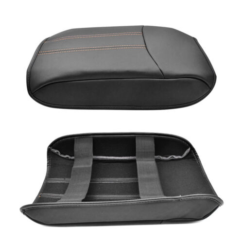 Orange Stich Leather Fits 2024-2025 Honda Ridgeline Center Console Armrest Cover - Picture 11 of 11