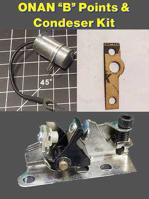 Onan B Points & Condenser KIT 160 1183, 312 0246, C29736, C29991, C23856, C23855