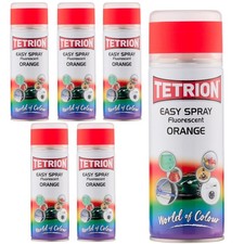 Tetrion Easy Spray fluoreszierend gr&uuml;n Aerosol Spr&uuml;hfarbe 400 ml x6