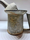 Vintage 1930's Motor Oil Galvanized Metal 1 Quart Can Pour Spout with Handle — photo 3