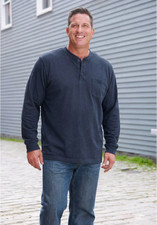 Bulwark FR Shirt Mens 2XL Blue Long Sleeve Flame Resistant Pocket Workwear