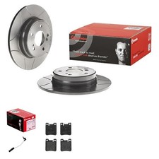 brembo BREMSSCHEIBEN + BEL&Auml;GE HINTEN passend f&uuml;r MERCEDES E-KLASSE W210 CLK W208