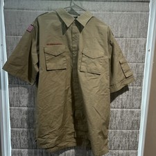 Boy Scout BSA UNIFORM SHIRT New Style Adult Men s Xl Short Sleeve W25
