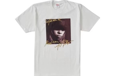Supreme Tee-Shirt Mary J Blige Photo Tee White Size L FW19