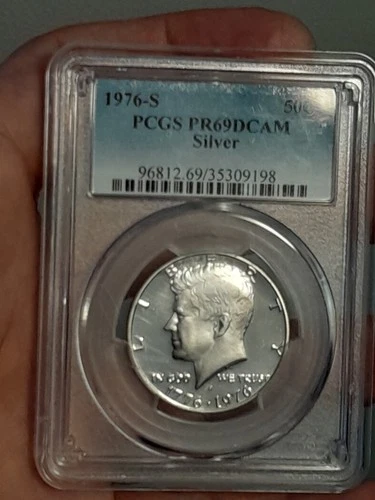 1976-S Kennedy Half Dollar Silver Proof 50c PCGS PR69 DCAM