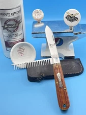 Great Eastern Cutlery GEC  Urban Jack SFA! 1 of 31! 152221 Jigged Goldenrod Bone