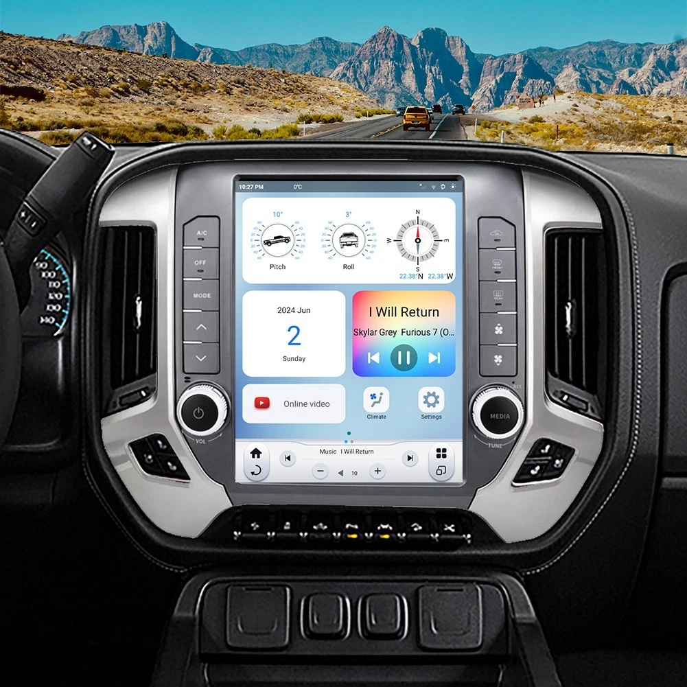 LINKSWELL GEN6 Android Car Stereo Radio For Chevy Silverado GMC Sierra 2014-2018 - Picture 12 of 12